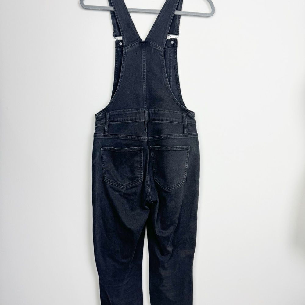MADEWELL | Black Denim Jean Overalls Full Length Skinny Cut Women’s Size Small - Picture 10 of 14